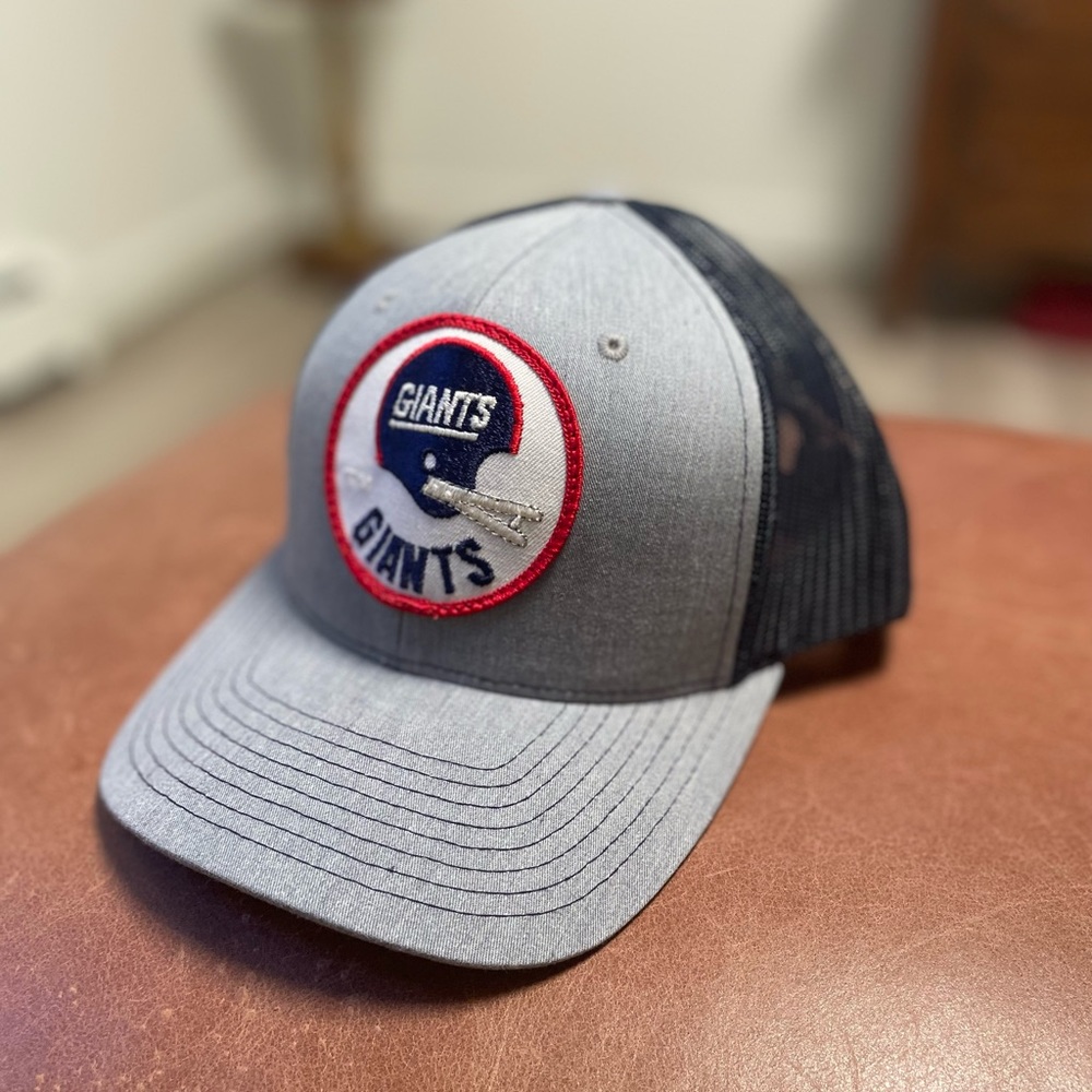 New York Giants custom made vintage patch hat